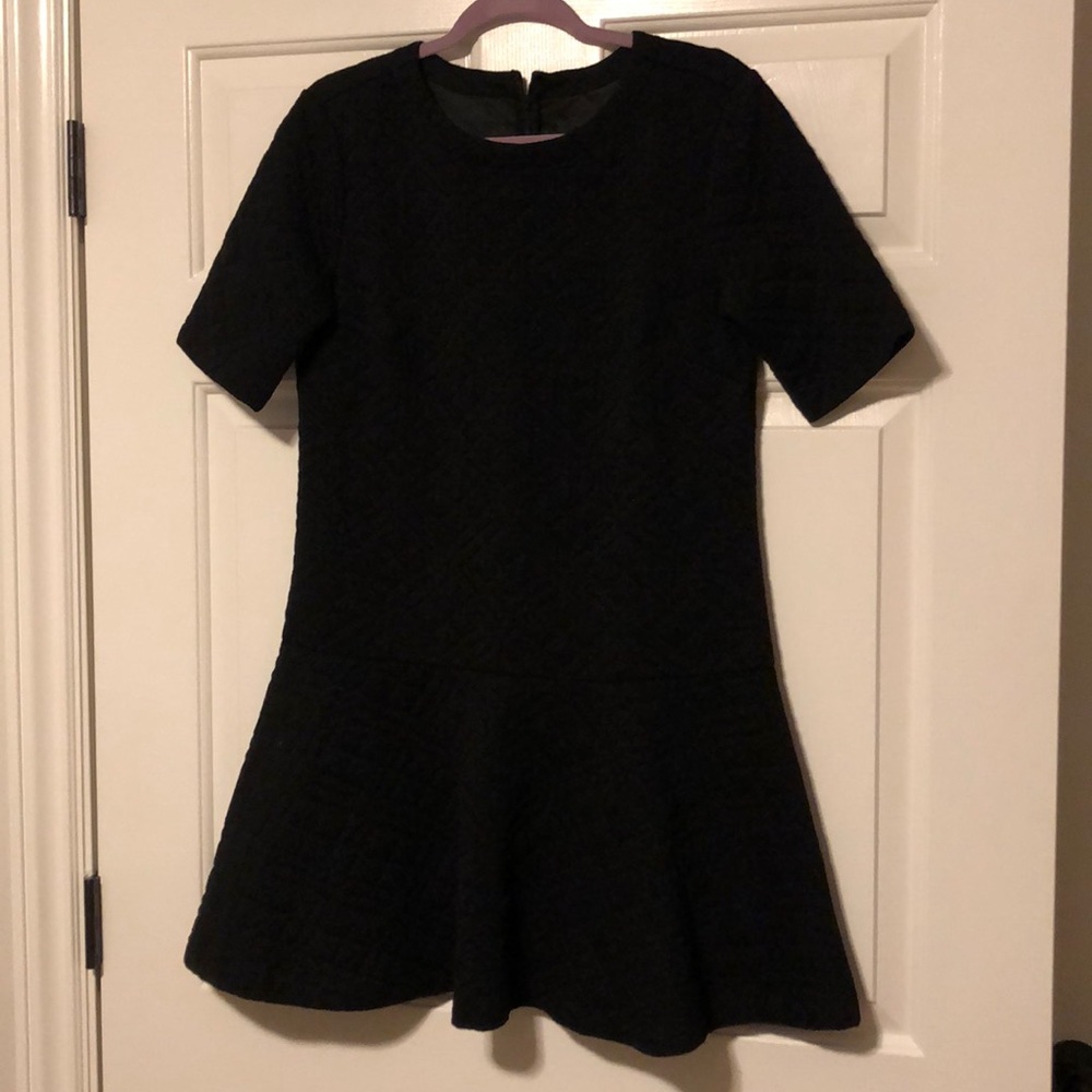 Quilted Flare Mini Dress